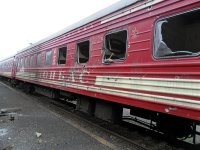 Новый обстрел вагонного депо станции Донецк