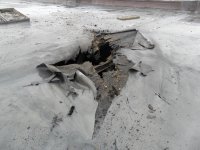 Новый обстрел вагонного депо станции Донецк