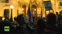 Тысячи венгров вышли против венгерской власти! Майдан в Венгрии? Прямая трансляция.