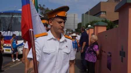 Австралийские казаки провели акцию в поддержку Новороссии и России (фоторепортаж+видео)