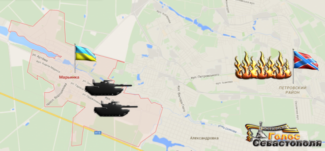 Сводка военных событий в Новороссии за 08.12.2014