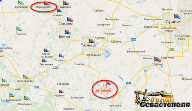 Сводка военных событий в Новороссии за 17.12.2014