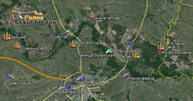 Сводка военных событий в Новороссии за 19.12.2014