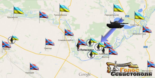 Сводка военных событий в Новороссии за 25.12.2014