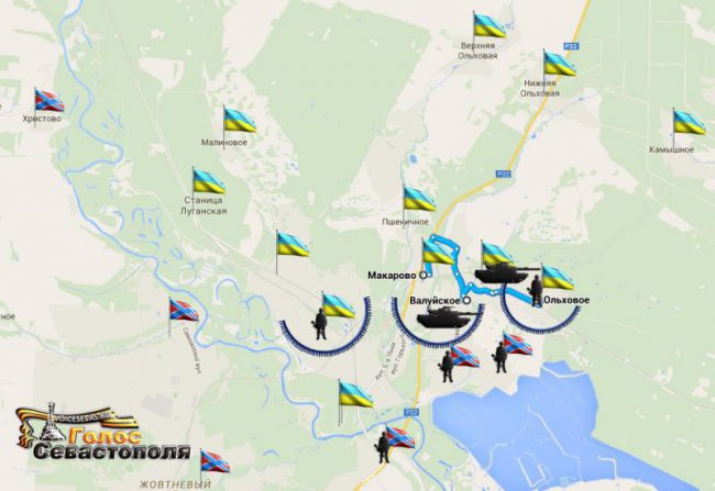 Сводка военных событий в Новороссии за 30.12.2014