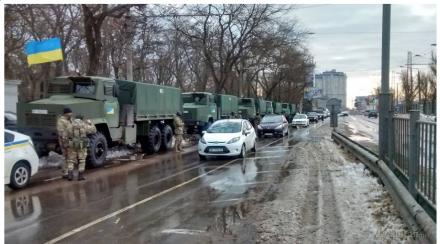 Одессу наводнили сотни автоматчиков украинской Нацгвардии
