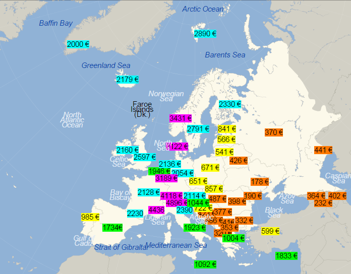 Пришли в Европу: В Украине самые низкие зарплаты на континенте Пришли в Европу: В Украине самые низкие зарплаты на континенте