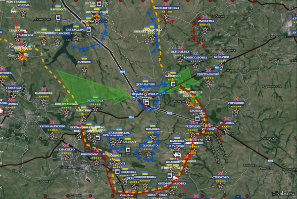 Сводка военных событий в Новороссии за 22.01.2015 Сводка военных событий в Новороссии за 22.01.2015