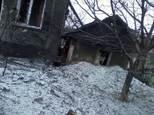 Преступления укрофашистов на Донбассе 13-14/01/2015