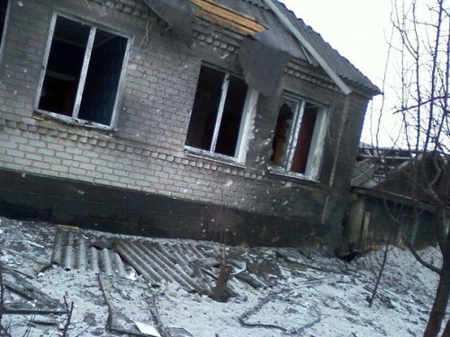 Преступления укрофашистов на Донбассе 13-14/01/2015