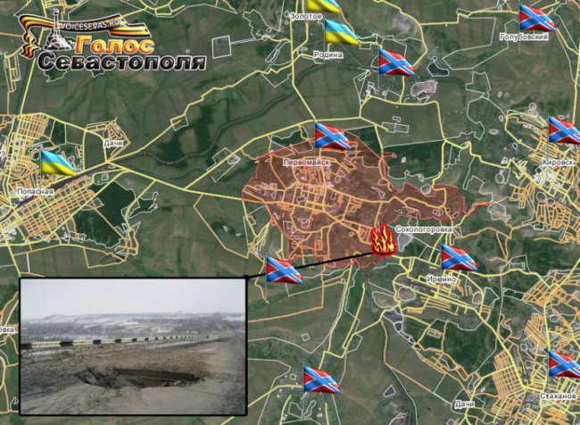 Сводка военных событий в Новороссии за 19.01.2015