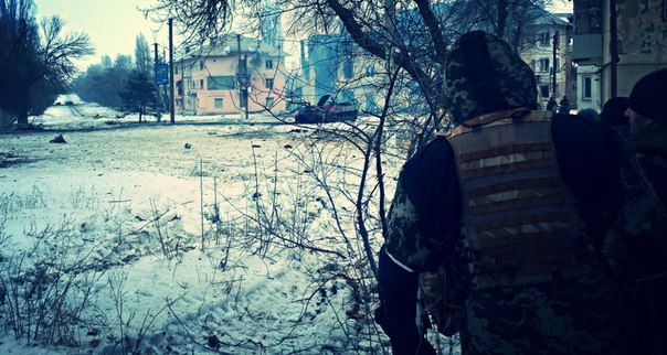 Дебальцевский выступ. 1 февраля. Вечер Дебальцевский выступ. 1 февраля. Вечер