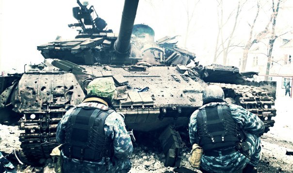 Дебальцевский выступ. 1 февраля. Вечер Дебальцевский выступ. 1 февраля. Вечер