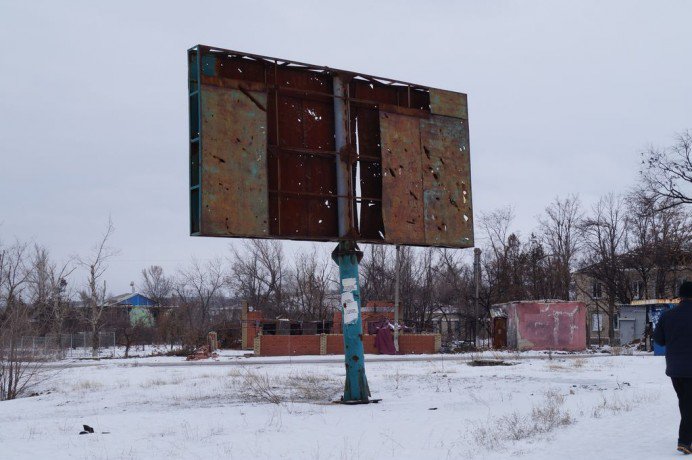 Активисты партии ПВО побывали на передовой линии фронта в Новороссии. Личные впечатления...