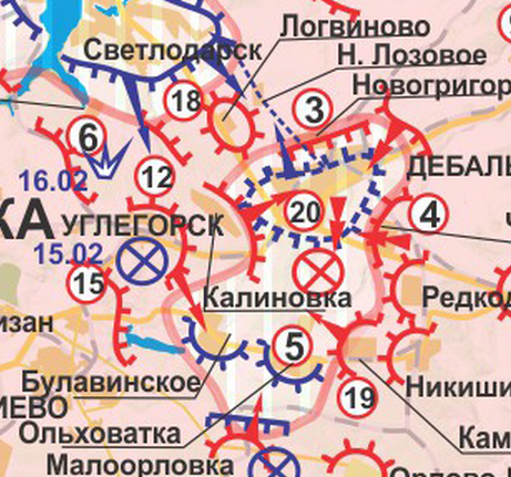 Броуновское движение в Дебальцевском котле Броуновское движение в Дебальцевском котле