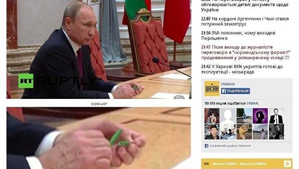 Карандаш Путина и пустота украинской пропаганды