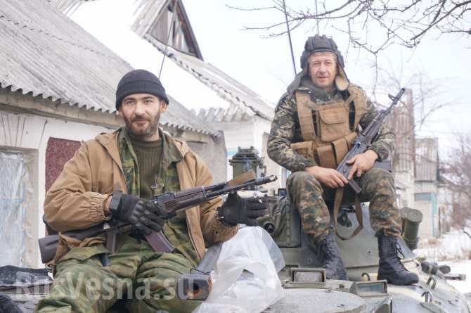 Сводки от ополчения Новороссии 19.02.2015