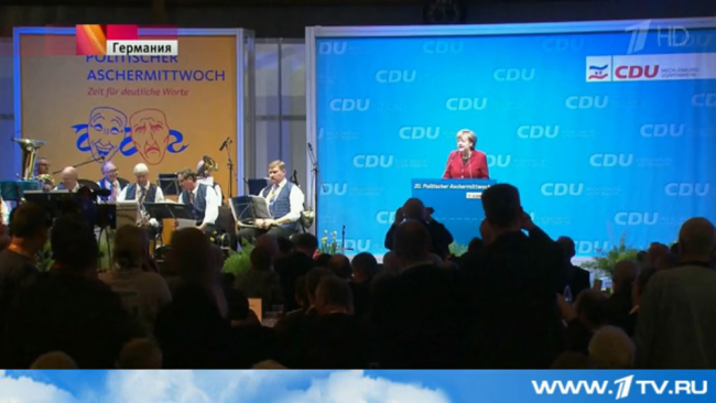 Меркель под пивко Меркель под пивко