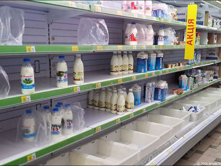 Украинские магазины перешли на евро Украинские магазины перешли на евро