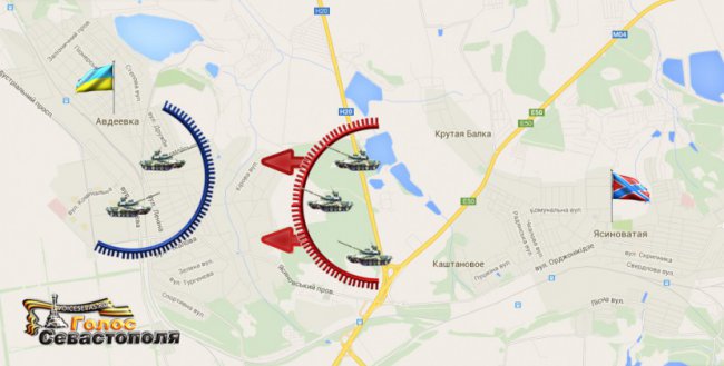 Сводка военных событий в Новороссии за 01.02.2015