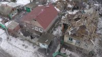 Ополченцы эвакуируют мирных жителей. Евгений Поддубный из Углегорска