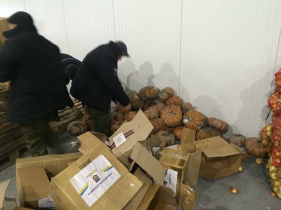 В Мариуполе нашли 40 тонн сгнивших овощей из украинской гумпомощи