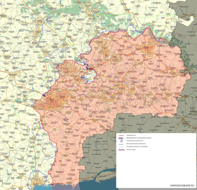 Сводка военных событий в Новороссии за 18.02.2015