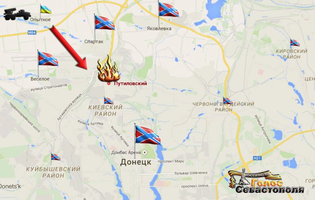 Сводка военных событий в Новороссии за 17.02.2015