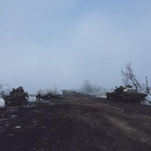 Дебальцевский котел и Логвиново в фотографиях