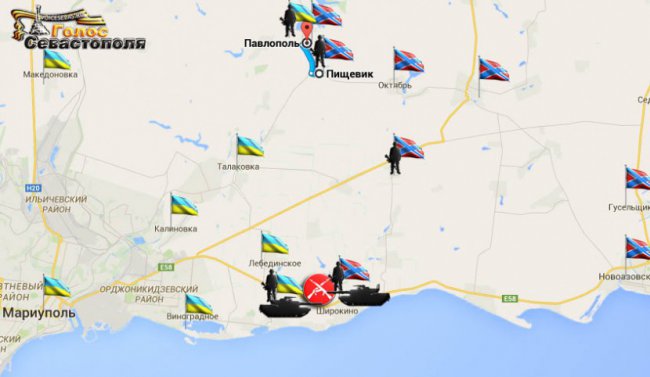 Сводка военных событий в Новороссии за 23.02.2015