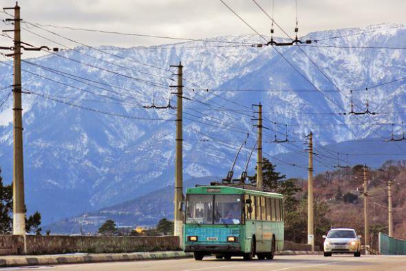 В России сконструируют первый горный троллейбус для Крыма В России сконструируют первый горный троллейбус для Крыма