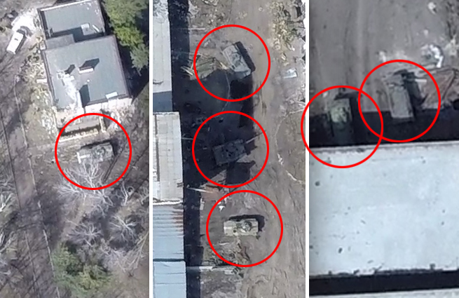 Ополченцы обнаружили в поселке Пески неотведенную технику ВСУ Ополченцы обнаружили в поселке Пески неотведенную технику ВСУ