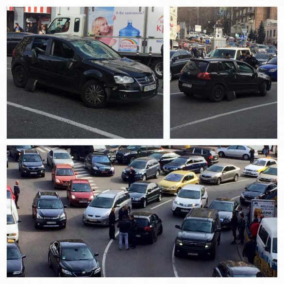 В центре Киева на Крещатике произошла перестрелка В центре Киева на Крещатике произошла перестрелка