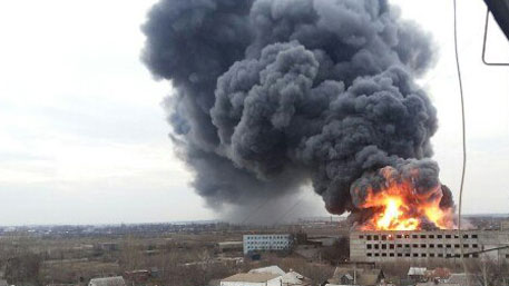 Серия взрывов произошла под Днепропетровском Серия взрывов произошла под Днепропетровском