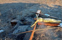 На Николаевщине сатанисты повалили и подожгли два поклонных креста