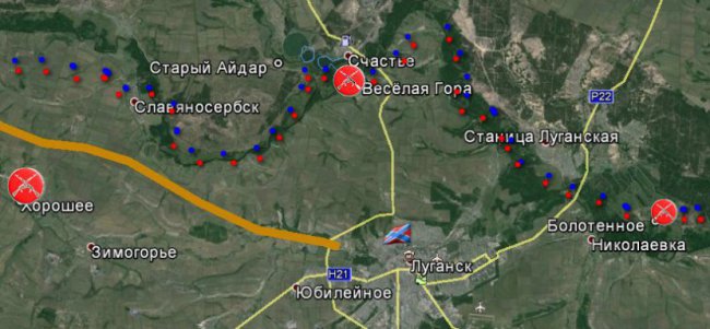Сводка военных событий в Новороссии за 12.03.2015