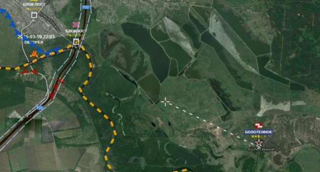 Сводка военных событий в Новороссии за 19.03.2015