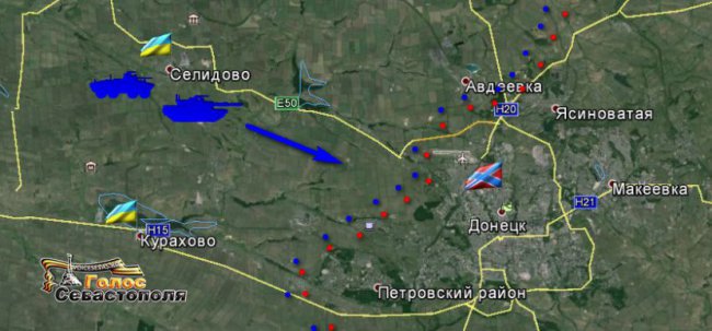 Сводка военных событий в Новороссии за 26.03.2015