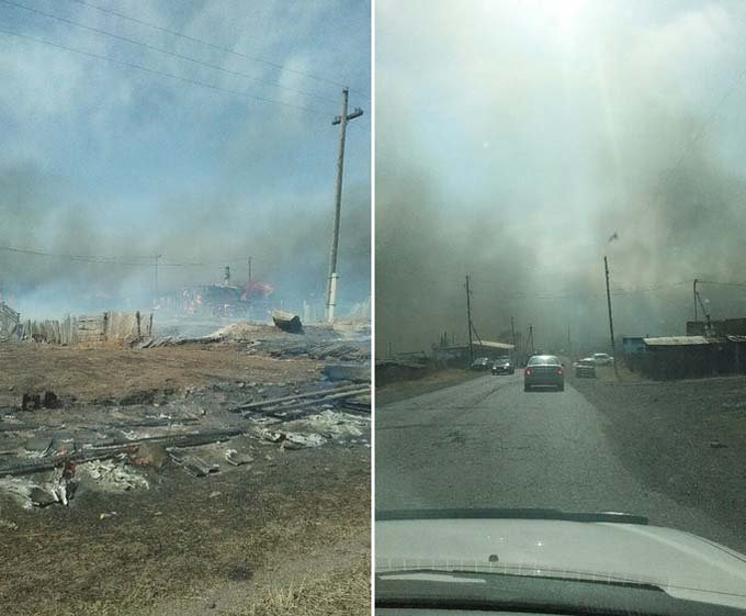 В Хакасии все силы брошены на борьбу с огненной стихией