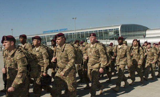 В Украину прибыли американские десантники