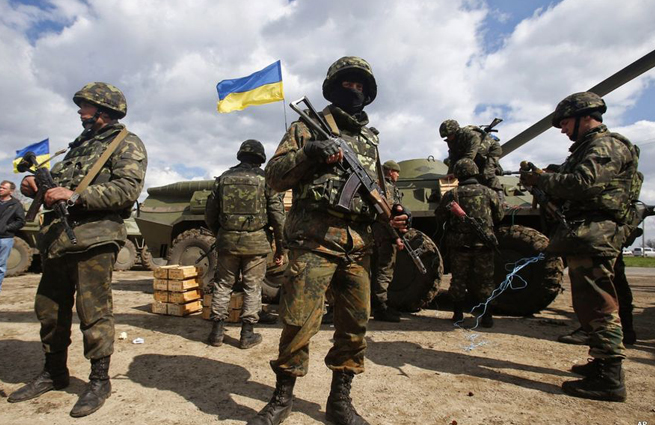 Фашисты из батальон ОУН отказались подчиняться киевским властям Фашисты из батальон ОУН отказались подчиняться киевским властям