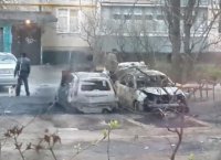В Киеве ночью пылали 12 машин