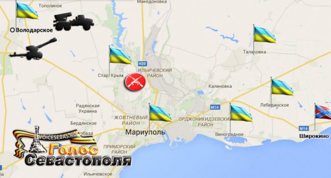 Сводка военных событий в Новороссии за 16.04.2015