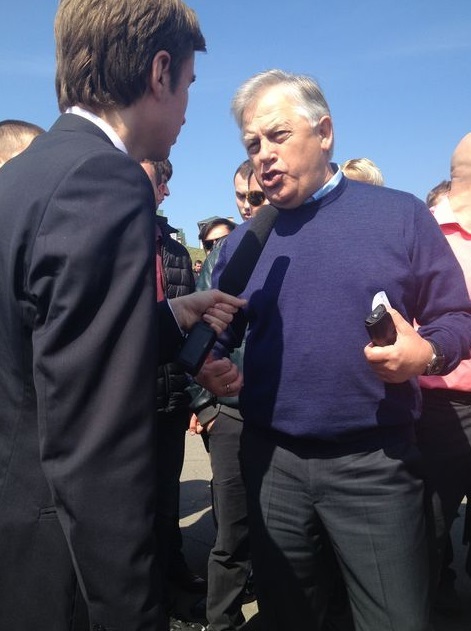 Около 20 человек попытались помешать акции коммунистов в Киеве