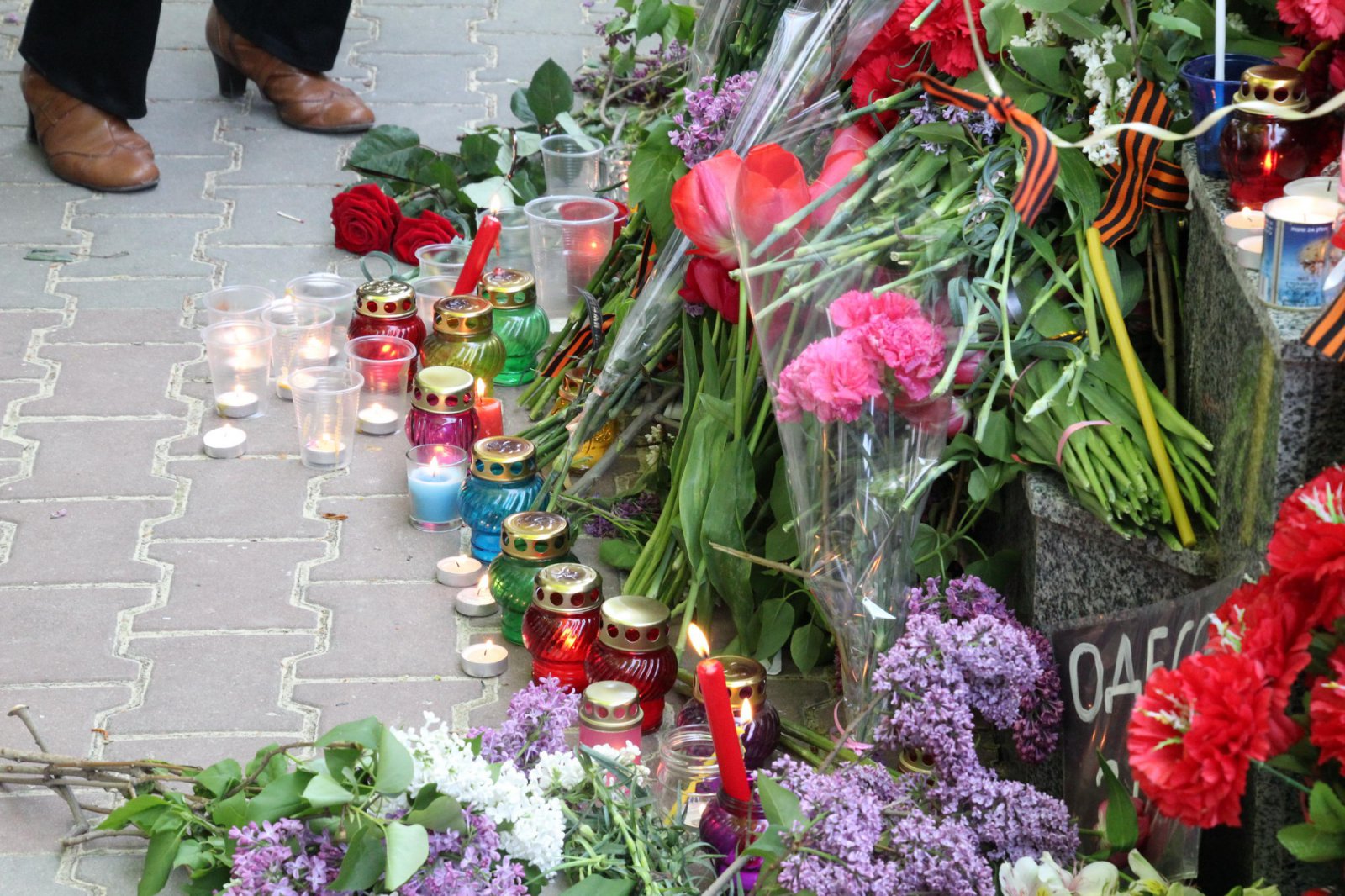 Митинг в Севастополе памяти патриотов погибших в Одессе Митинг в Севастополе памяти патриотов погибших в Одессе