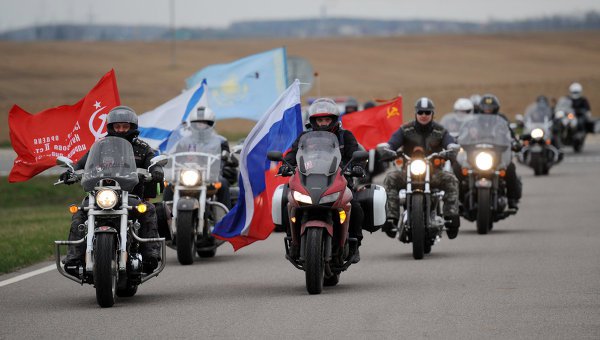 "Ночные волки" намерены восстановить символы Победы во Львове "Ночные волки" намерены восстановить символы Победы во Львове