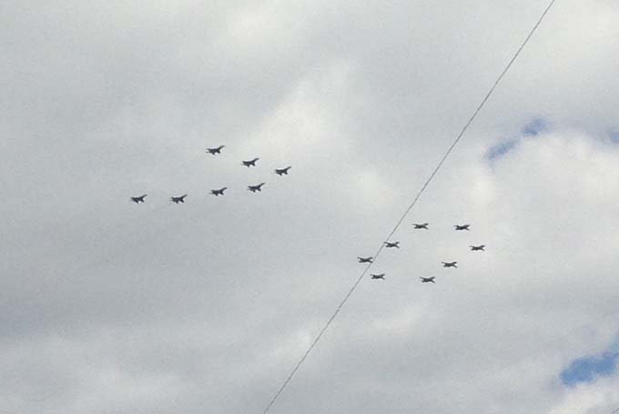 Подготовка к параду - воздушная часть Подготовка к параду - воздушная часть