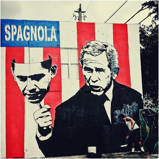 Стрит арт и политика - самый крупный флешмоб в истории уличного искусства!