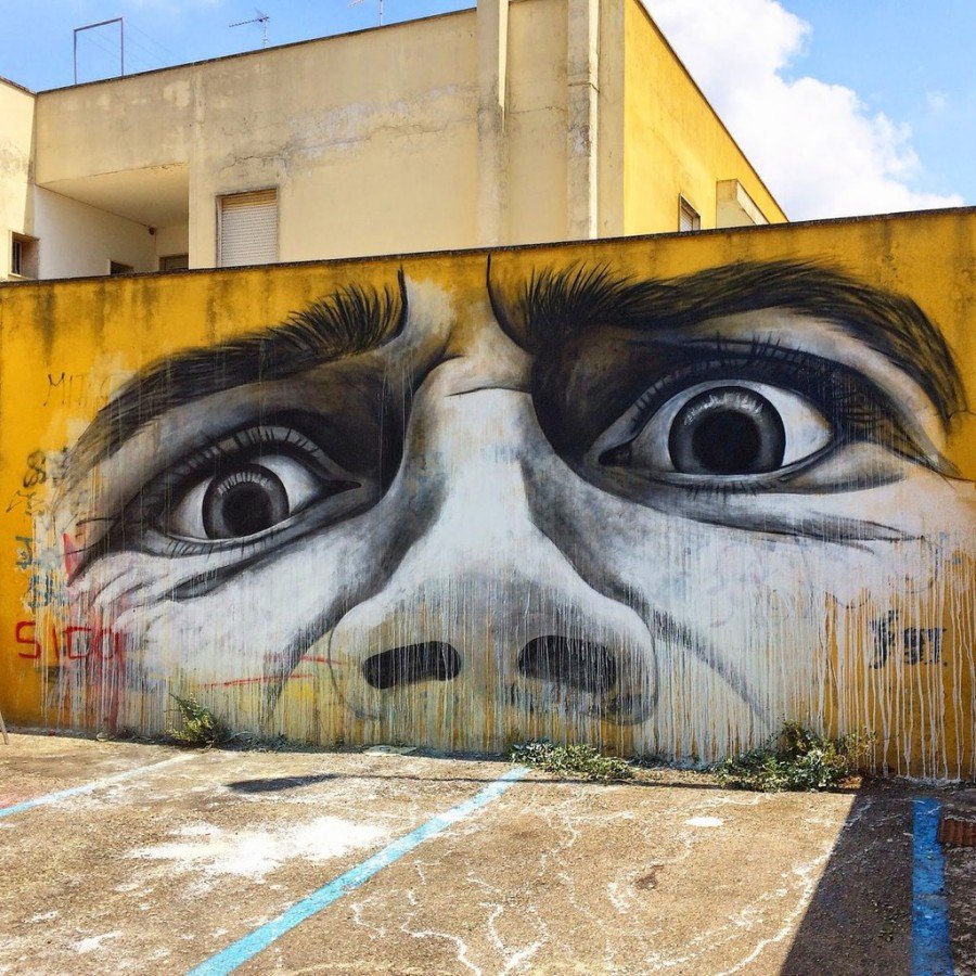 Стрит арт и политика - самый крупный флешмоб в истории уличного искусства!
