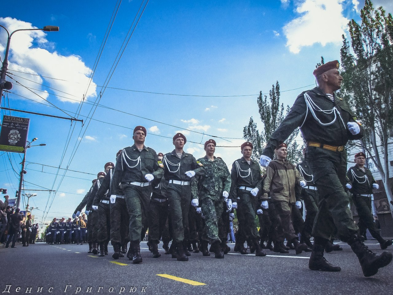 Фото- видеорепортаж с подготовки к Параду Победы в Донецке Фото- видеорепортаж с подготовки к Параду Победы в Донецке